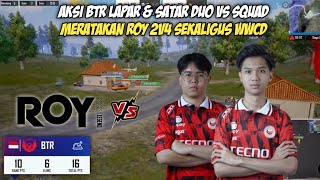 PECAH TELUR! COMBO SATAR & LAPAR MERATAKAN ROY 1 SQUAD SEKALIGUS MENGAMANKAN WWCD PERTAMA DI FINAL