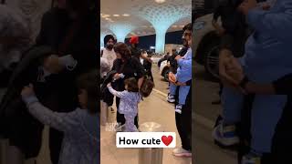 Adorable kapil daughter asking not to take photo #bollywood #kapilsharma #kapilsharmacomedy #cute