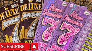 #zdrapki #lotto #414#❗️💰DE LUXE 7️⃣➡️RÓŻOWE DIAMENTOWE7️⃣ Z WYGRANĄ💰❗️KONKURS ➡️SPOŁECZNOŚĆ