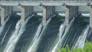 Water discharge at hydroelectric power plants