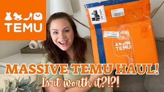 MASSIVE TEMU HAUL | Temu Review | is it worth it?!