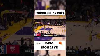 🎯 Jokic's Sniper Precision! Witness the Joker's three-point brilliance! 🏀💫