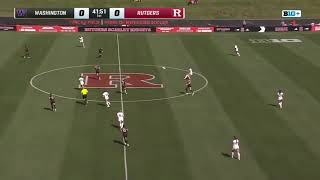 Rutgers 1-0 Washington | Big10 | NCAA Women's Soccer 2024