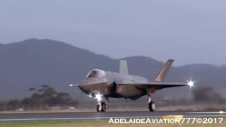 RAAF F-35A JSF's depart for Amberley! Avalon 2017!