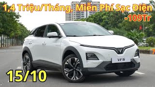 ✅ Phí Sử Dụng 1,4 triệu, Miễn Phí Sạc Điện, VinFast VF6 Khuyến Mại Lăn Bánh VF6 Mới | Xegiatot24h