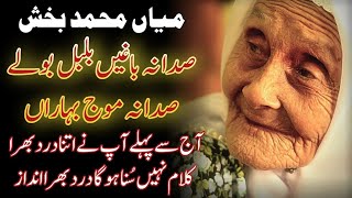 Saiful Malook Mian muhammad bakhsh●Sadha Na Baghe Bulbul bole|Heart touching kalam ya nat