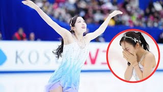 本田真凜がSP完遂で涙　骨盤故障も強行出場、44.42点も会場から労いの拍手「強い気持ちでできた」【女子シングルショートプログラム】【フィギュアスケート全日本選手権】