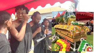 Kwaku Flick and siblings couldn't hold their tears as they read Father's tribute