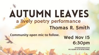 Autumn Leaves - Poetry Reading and Community Open Mic