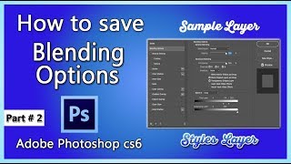 How to use Layer Styles / Blending Options in Photoshop_for Beginners | Urdu/Hindi Tutorial  (34) P2