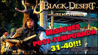 Misiones Post-Temporada de Puggar!!! de la 31 a la 40!!! 😁😁😁 Black Desert Online