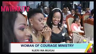 Ev Lucy wangujiri launching woman of courage