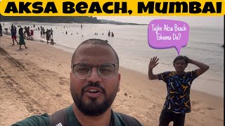 Our LAST DAY in MUMBAI/ Things to do in MALAD/ Visting AKSA BEACH and MARINE DRIVE in MUMBAI🇮🇳