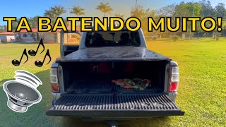 INSTALEI SOM NA CAÇAMBA DA FORD RANGER 3.0 (TA BATENDO MUITO!!)