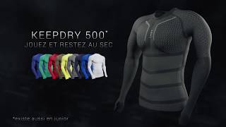 Sous vêtement Keepdry 500 pour jouer au Football et rester au sec et au chaud !