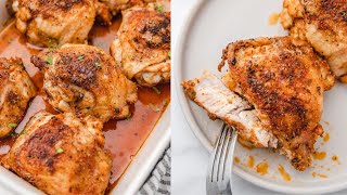 Crispy Baked Chicken Thighs