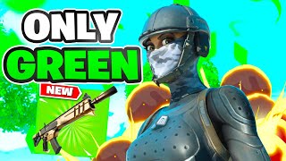 Fortnite but *ONLY* Green Items