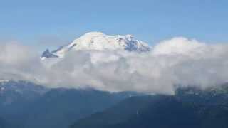 Mount Rainier Clouds Time Lapse