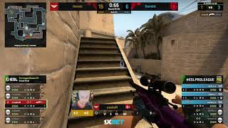 Cadian WINS ESL LIKE THIS???!!! BEST CLUTCH IN CS:GO HISTORY!!! - CSGO ESL I Heroic vs Gambit