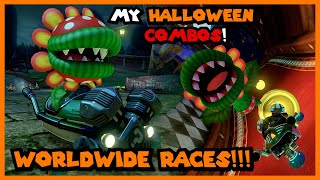 My Halloween Combos Part 1 ft. Petey Piranha - Mario Kart 8 Deluxe WORLDWIDE RACES Part 31