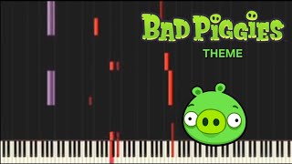 Bad Piggies Theme Piano Tutorial (Easy, Beginner)