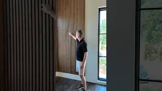 What is a slat wall #home #newhome #luxuryrealestate #realestate #customtrim