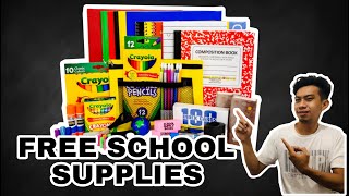 FREE SCHOOL SUPPLIES ✏️