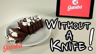 How to Cut a Cake without a Knife! - Food Hacks