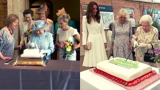 The Queen's battle with cakes: a sword is a better weapon at G7 summit