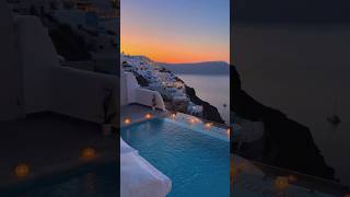 It's in Santorini island! #luxury #sunrise #shorts #travel #greece #sunset #couple