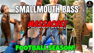 SMALLMOUTH BASS MASSACRE! #FISHINGINONTARIO