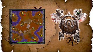 WarCraft III Reforged. Ogrogeddon. Easy AI 50%. Horde vs. Undead