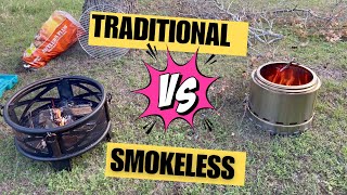 Traditional Vs Smokeless Fire Pit