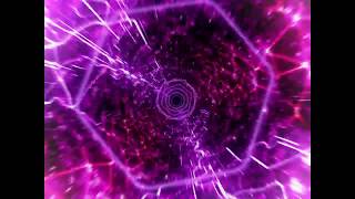 Purple dynamic abstract time tunnel photography&video background Video material for video producer