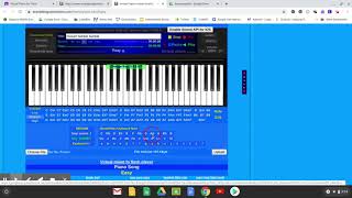 Playing Virtual Piano For Choir