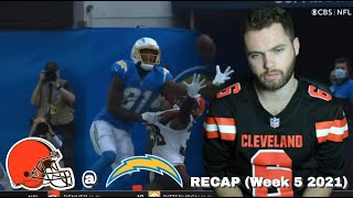 BROWNS VS CHARGERS RECAP (Week 5 2021)