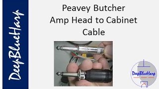 Peavey Butcher: Amp Head to Speaker Cab Cable