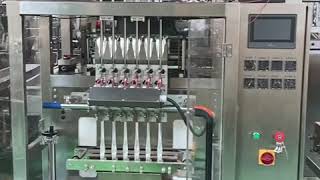 Instant powder stick / bar multi row packing machine