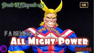 FA STUDIOS All Might "Power" | Pack N Unpack 145: My Hero Academia Week 5/5 Unboxing