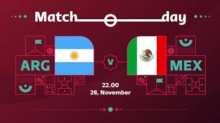 #Argentina vs #México | #Mundial #Qatar2022 | #EnVivo Formato #Radio