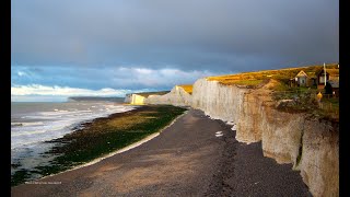 Alex Askaroff Presents cycling from East Dean to Beachy Head in England.