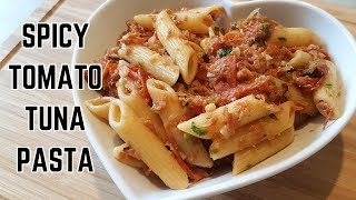 Spicy Tuna Pasta With Hot Tomato Salsa | Impress Your Family By Cooking A Spicy Food