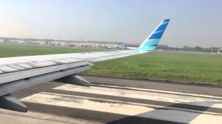 Morning Takeoff | Garuda Indonesia 737-800 in Surabaya