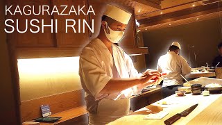 OMAKASE AT SUSHI RIN - Kagurazaka,Tokyo - March 2021 - Japanese Food [English Subtitles]