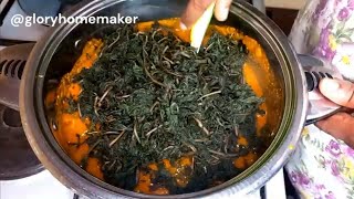 How To Make Bitter Leaf Soup The Right Way | Ofe Onugbu Nigerian Food Recipes | Glory Homemaker