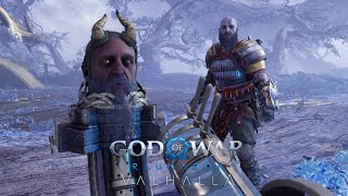 Mimir Asks Sigrun About Alfheim's Peace | God of War Ragnarok Valhalla (PS5)