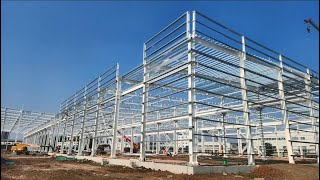 Installation of our new steels structure factory is going fast,  To be continued