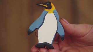 King Penguin Figurine - Waldorf Animals by Wooden Caterpillar