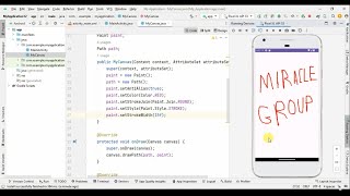 Create a simple Paint application in Android Studiio with Java