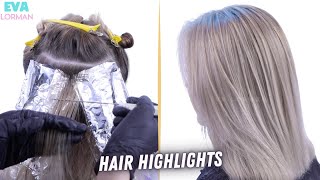 How To Dye Hair Light Brown | Highlights Hair Tutorial 2023 by Eva Lorman